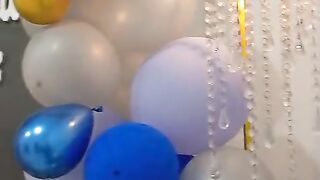 Birthday party simple decoration