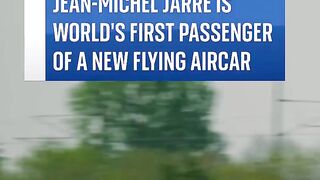 Music legend is first passenger of new flying car