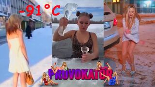 People who are not afraid of frost funny videos