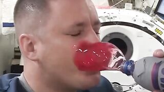 This is how astronauts sip  coffee in space