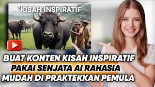 MAKE MONEY ONLINE : Hasilnya KEREN! Cara Buat Konten Cerita Kisah Inspiratif Pakai Alat AI (Mudah Di Praktekan Pemula).