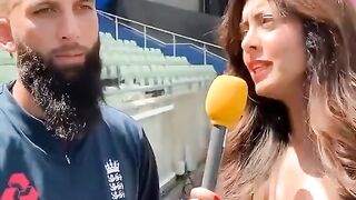Moin Ali is not even looking in the eyes of The girl , Beauty of girl, respect for girls , respect girls , beauty of Islam
