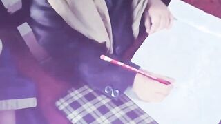 Montessori students busy in class room activity