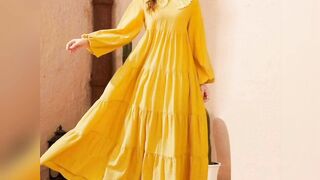 Long maxi dress design