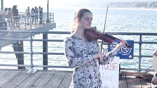 Santa Monica pear - violin cover live performance