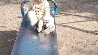 Hoorab sliding at park