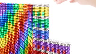 DIY Satisfying Magnet Balls - Build Seaport Has Towers & City Gate By The Coast