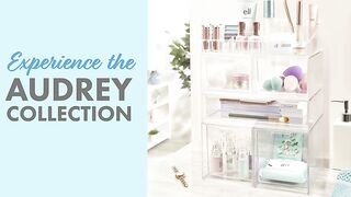 STORi Audrey Stackable Clear Plastic Organizer Drawers |