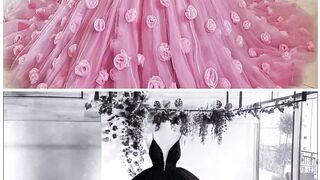 Pink vs black fashion