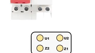 Single phase motor connection