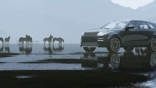 Luxury cross-country truck in nature - adalinetv