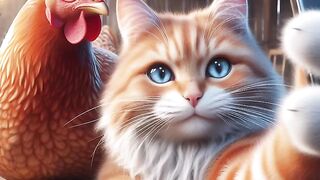 Funny Cat Selfie