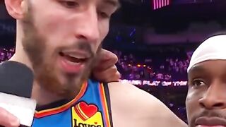 Shai Gilgeous-Alexander is the league's MVP, according to Chet Holmgren!