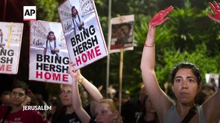 Parents of Israeli hostage held by Hamas respond to his release video.