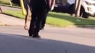 It's like watching a bulldog chase after a squirrel, he's giving it his all, but that belly's dragging him down.