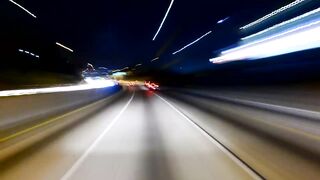 Driving fast at night - adalinetv