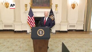 Biden speaks after signing $95 billion Ukraine, Israel aid bill.