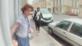 Black man trying to abduct child from Grandmother