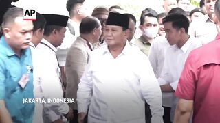 Indonesia declares Prabowo Subianto president-elect after court rejects rivals' appeal.