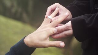 "Love's Radiance: Our Wedding Day Joy"