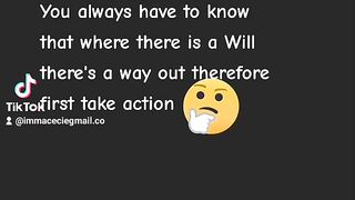 There's will