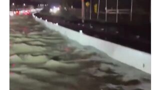 Massive rainstorm in California????️ @naturebeingscary
