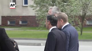 Polish PM welcomes Britain's Sunak and NATO's Stoltenberg to Warsaw.