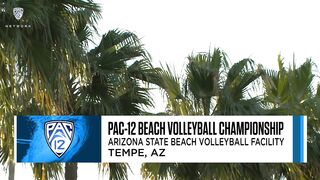 Top seeds sweep through first round of 2024 Pac-12 Beach Volleyball Championship