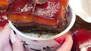 A Thousand Dollars for Late Night Bubble Noodles #Late Night Poisoning #Cure Food #Meatless #Bubble Noodles #Dong Po Pork