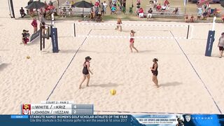 Beach Volleyball - USC 3, Utah 0: Highlights (4/24/24)