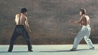 『00107』 The deadly battle of the Chinese Tang Lung with the American Colt. 【The Way of the Dragon, 1972 - Bruce Lee】