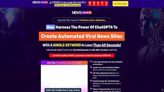 News Wave AI Review – ChatGPT-4 Powered Viral News Site Creator!