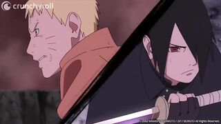Naruto and Sasuke vs Momoshiki | Boruto: Naruto Next Generations