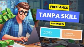 MAKE MONEY ONLINE : 20 Juta Cuma Dari Kerja Freelance Untuk Pemula - Freelance Pemula 2024  Bisnis Sampingan Modal kecil.