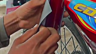 CD 70 bike modified back