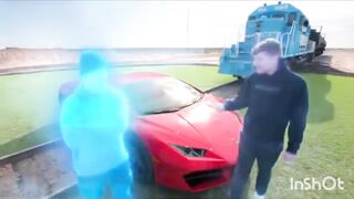Mr beast train Vs Lamborghini best video