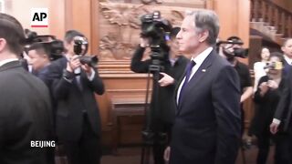Blinken and Wang hold talks, begin with warnings about misunderstandings and miscalculations.