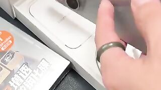 Iphone 15 pro max unboxing immanging