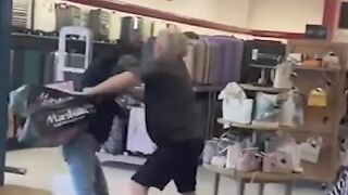 Customer knocks alleged thief to ground at T.J. Maxx store