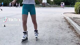 Slalom skating