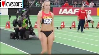 Beautiful Xenia Stolz Women's long jump