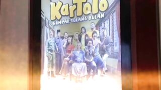 I interviewed one of the actors in the film Kartolo Numpak Terang Bulan