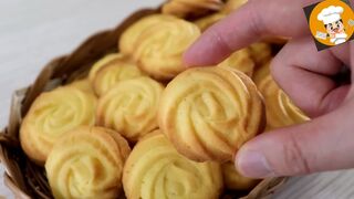 Easy Homemade Butter Cookies Recipe/How to make Butter Cookies