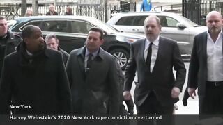 Harvey Weinstein’s 2020 Rape Conviction Overturned by N.Y. Appeals Court