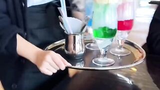Ice cream soda, a girl can't resist this #ice cream #romantic good food #soda #how can you have ice cream in summer?
