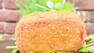 Can't imagine how happy I'd be with one bite #who understands how good this bite is #ham #cheese #so good I can't stop eating it