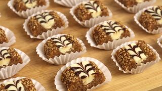 just 3 ingredients, quick treats for your family, no sugar, no baking! no flour !melts in your mouth