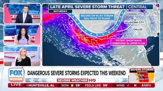 Potentially 'Violent' Tornadoes Possible Saturday In Central US As Significant Severe Risk Heightens