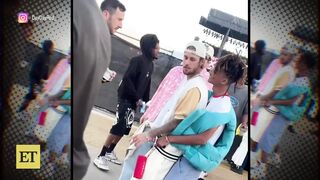 Justin Bieber KISSES Jaden Smith During Coachella Reunion!