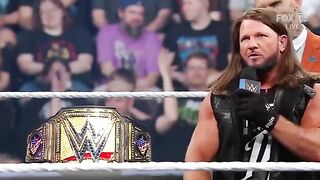 Cody Rhodes & AJ styles Contract Signing WWE smackdown